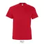 Tricou la baza gatului, Barbati, maneca scurta, SOL'S, 2401E11571, Bumbac, Rosu, M