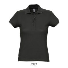 PASSION-WOMEN POLO-170g, Cotton, black, TWIN, XXL