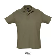 SUMMER II-POLO-170-BARBAȚI, Cotton, Army, TWIN, L