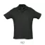 SUMMER II-POLO-170-BARBAȚI, Cotton, black, TWIN, XL