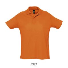 SUMMER II-POLO-170-BARBAȚI, Cotton, orange, TWIN, S