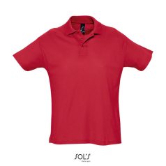 SUMMER II-POLO-170-BARBAȚI, Cotton, red, TWIN, L