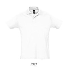 SUMMER II-POLO-170-BARBAȚI, Cotton, white, TWIN, S