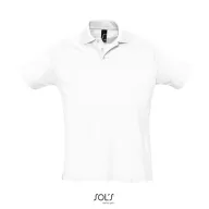 SUMMER II-POLO-170-BARBAȚI, Cotton, white, TWIN, XS