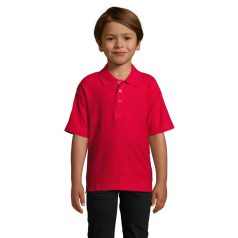   Tricou Polo, Copii, maneca scurta, SOL'S, 2401E11621, Bumbac, Rosu, L
