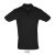 Tricou Polo, Barbati, maneca scurta, SOL'S, 2401E11636, Bumbac, Negru, 4XL