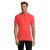 Tricou Polo, Barbati, maneca scurta, SOL'S, 2401E11682, Bumbac, Rosu hibiscus, 3XL