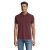 Tricou Polo, Barbati, maneca scurta, SOL'S, 2401E11688, Bumbac, Rosu cenusiu, 3XL