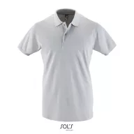 PERFECT-POLO-180g-Barbati, Cotton, Gri Pure, TWIN, L