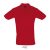 Tricou Polo, Barbati, maneca scurta, SOL'S, 2401E11700, Bumbac, Rosu, 4XL