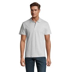   Tricou Polo, Barbati, maneca scurta, SOL'S, 2401E11740, Bumbac, Gri ash, XL
