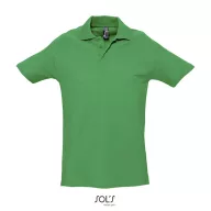 SPRING II-POLO-210-BARBAȚI, Cotton, kelly green, TWIN, S