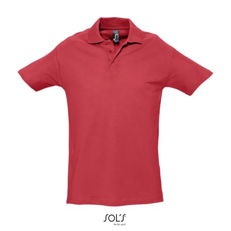 SPRING II-POLO-210-BARBAȚI, Cotton, red, TWIN, M