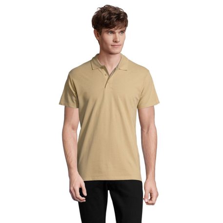 Tricou Polo, Barbati, maneca scurta, SOL'S, 2401E11800, Bumbac, Bej sand, XL