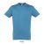 Tricou Barbati, 42FEB234565, Regent, Bumbac, Unisex, Albastru Aqua, 3XL