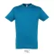 Tricou barbati, 2509E16469, SOL'S, 58x39x33 cm, Bumbac, Albastru aqua, 5XL