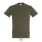 REGENT-UNI TSHIRT-150g, Cotton, Army, TWIN, M