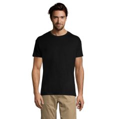   Tricou la baza gatului, Unisex, maneca scurta, SOL'S, 2401E11813, Bumbac, Negru deep, 5XL
