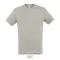 REGENT-UNI TSHIRT-150g, Cotton, Light Grey, TWIN, M