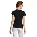 Tricou la baza gatului cu maneca scurta, Femei, SOL'S, 2601E10998, Bumbac, Negru Deep, XL
