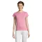 Tricou la baza gatului cu maneca scurta, Femei, SOL'S, 2601E10999, Bumbac, Roz Orchid, XXL