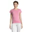 Tricou la baza gatului cu maneca scurta, Femei, SOL'S, 2601E10999, Bumbac, Roz Orchid, XXL