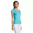 Tricou la baza gatului cu maneca scurta, Femei, SOL'S, 2601E11001, Bumbac, Albastru atoll, L