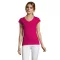 Tricou la baza gatului cu maneca scurta, Femei, SOL'S, 2601E11013, Bumbac, Fuchsia, L