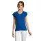 Tricou la baza gatului cu maneca scurta, Femei, SOL'S, 2601E11025, Bumbac, Albastru Royal, L