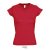 Tricou la baza gatului, Dama, maneca scurta, SOL'S, 2401E11834, Bumbac, Rosu, 3XL