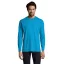 Tricou la baza gatului cu maneca lunga, Barbati, SOL'S, 2601E12100, Bumbac, Albastru Aqua, 4XL