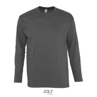   Tricou Barbati cu maneca lunga, 42FEB234390, Monarch, Bumbac, Masculin, Gri Dark, M