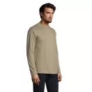 Tricou la baza gatului cu maneca lunga, Barbati, SOL'S, 2601E12108, Bumbac, Kaki, 4XL