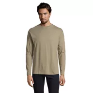   Tricou la baza gatului cu maneca lunga, Barbati, SOL'S, 2601E12111, Bumbac, Kaki, M