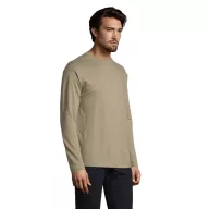   Tricou la baza gatului cu maneca lunga, Barbati, SOL'S, 2601E12113, Bumbac, Kaki, XL
