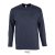 Tricou la baza gatului, Barbati, maneca lunga, SOL'S, 2401E11842, Bumbac, Albastru navy, 3XL