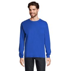   Tricou la baza gatului, Barbati, maneca lunga, SOL'S, 2401E11849, Bumbac, Albastru royal, 4XL