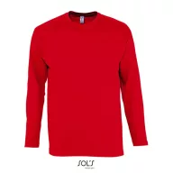  Tricou Barbati cu maneca lunga, 42FEB234395, Monarch, Bumbac, Masculin, Rosu, 4XL