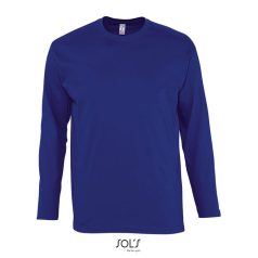   Tricou la baza gatului, Barbati, maneca lunga, SOL'S, 2401E11857, Bumbac, Albastru ultramarin, 4XL