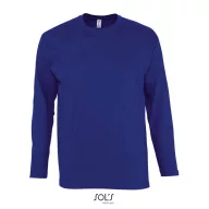   Tricou la baza gatului, Barbati, maneca lunga, SOL'S, 2401E11858, Bumbac, Albastru ultramarin, 5XL