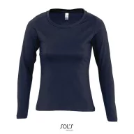   Tricou Dama cu maneca lunga, 42FEB233706, Majestic, Bumbac, Feminin, Albastru Navy, L