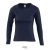 Tricou Dama cu maneca lunga, 42FEB233706, Majestic, Bumbac, Feminin, Albastru Navy, L