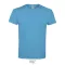 IMPERIAL-MEN TSHIRT-190g, Cotton, Aqua, TWIN, L