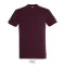 IMPERIAL-MEN TSHIRT-190g, Cotton, Burgundy, TWIN, S