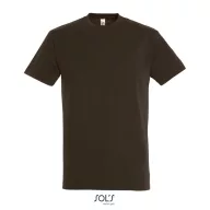 IMPERIAL-MEN TSHIRT-190g, Cotton, Chocolate, TWIN, XS