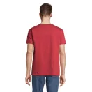 Tricou la baza gatului cu maneca scurta, Barbati, SOL'S, 2601E12065, Bumbac, Rosu Folk Twin, XL