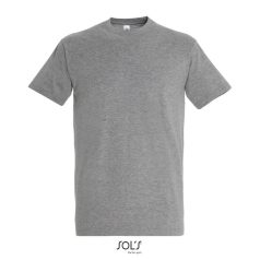   Tricou Barbati, 42FEB234161, Imperial, Bumbac, Masculin, Gri Melange, 5XL