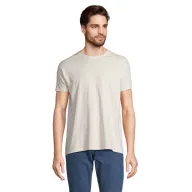   Tricou la baza gatului cu maneca scurta, Barbati, SOL'S, 2601E12070, Bumbac, Natur, S