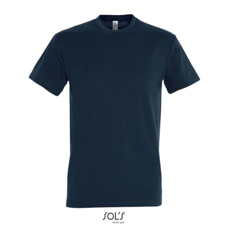 IMPERIAL-MEN TSHIRT-190g, Cotton, Petroleum Blue, TWIN, S