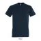 IMPERIAL-MEN TSHIRT-190g, Cotton, Petroleum Blue, TWIN, XL